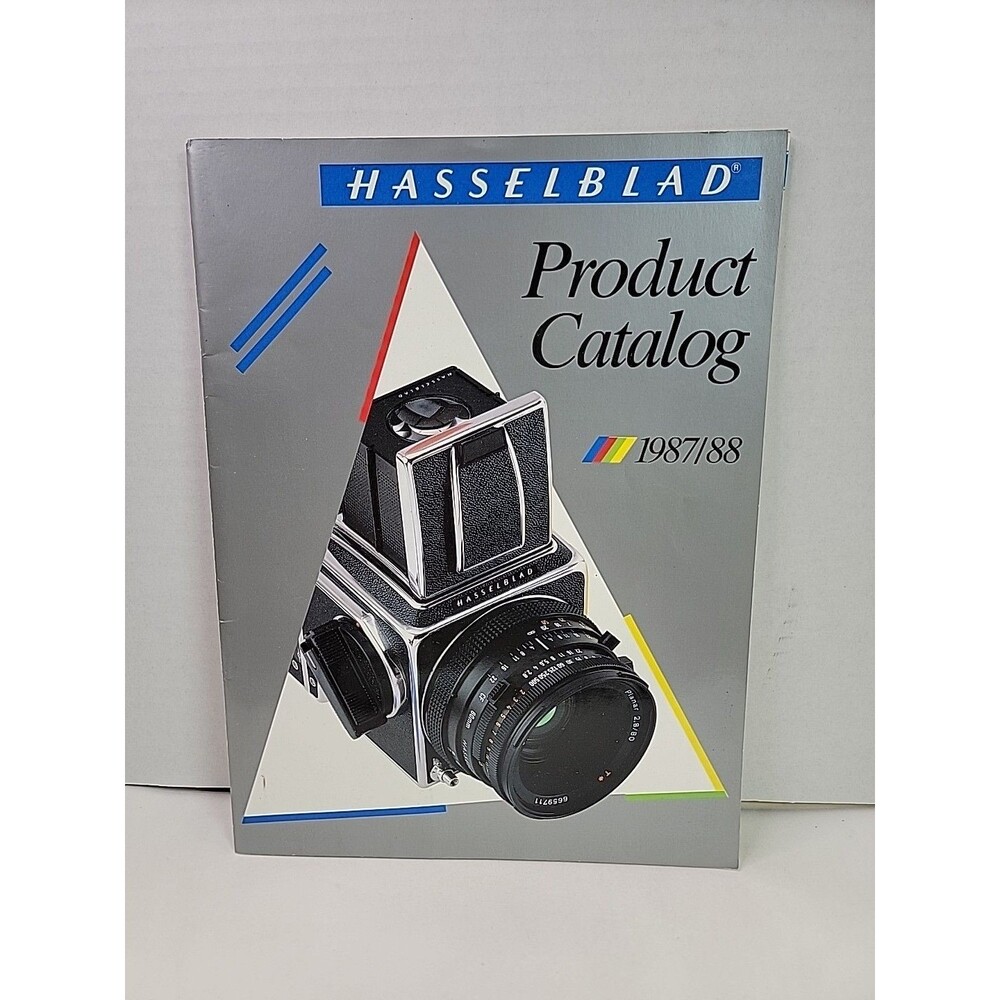 Vintage Hasselblad Product Catalog 1987/88 Camera Lens Accessories Brochure 7001